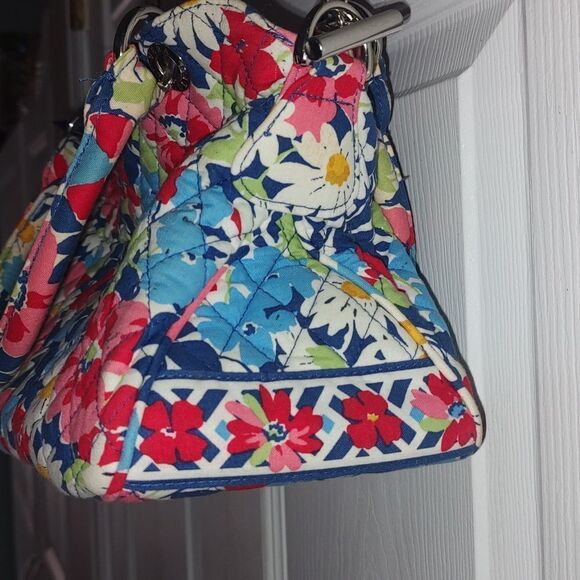 Vera Bradley Cottage Floral Shoulder Bag Handbag Summer Removable Straps Retired - Picture 3 of 8